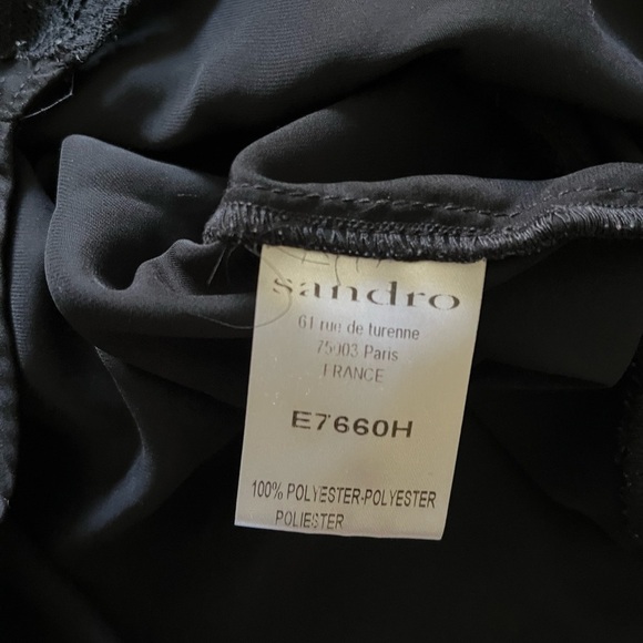 sandro laced panelled blouse - Picture 5 of 6